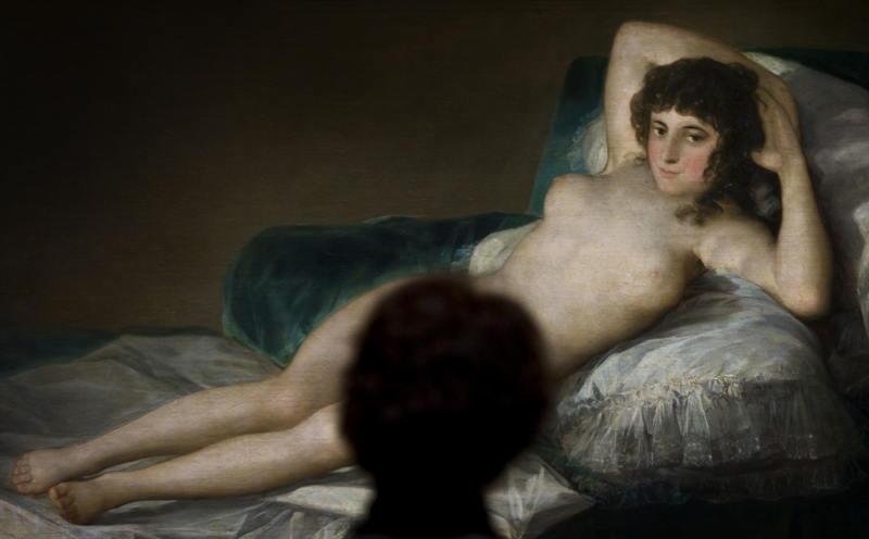 Den nakna Maja av Fransisco Goya är en av tavlorna som Pornhub använder sig av. 