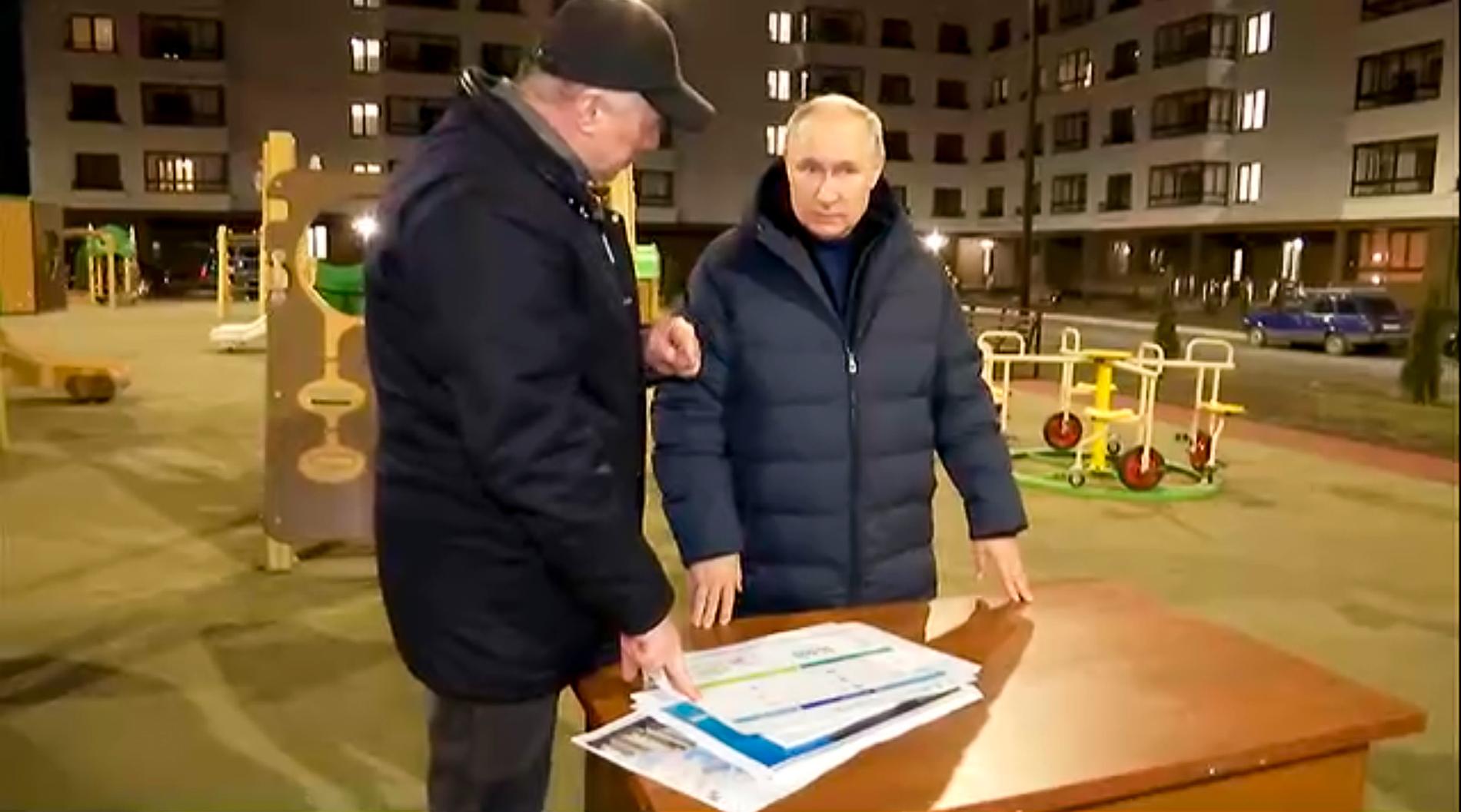 Rysslands president Vladimir Putin besökte Mariupol i mars.