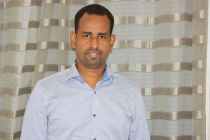 Abdullahi Sheikh Ali, ordförande för Umis, en somalisk förening i Tjärna Ängar.