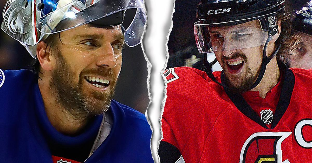 Henrik Lundqvist och Erik Karlsson lägger vänskapen åt sidan när Sveriges två största NHL-stjärnor möts i kvartsfinal i Stanley Cup.