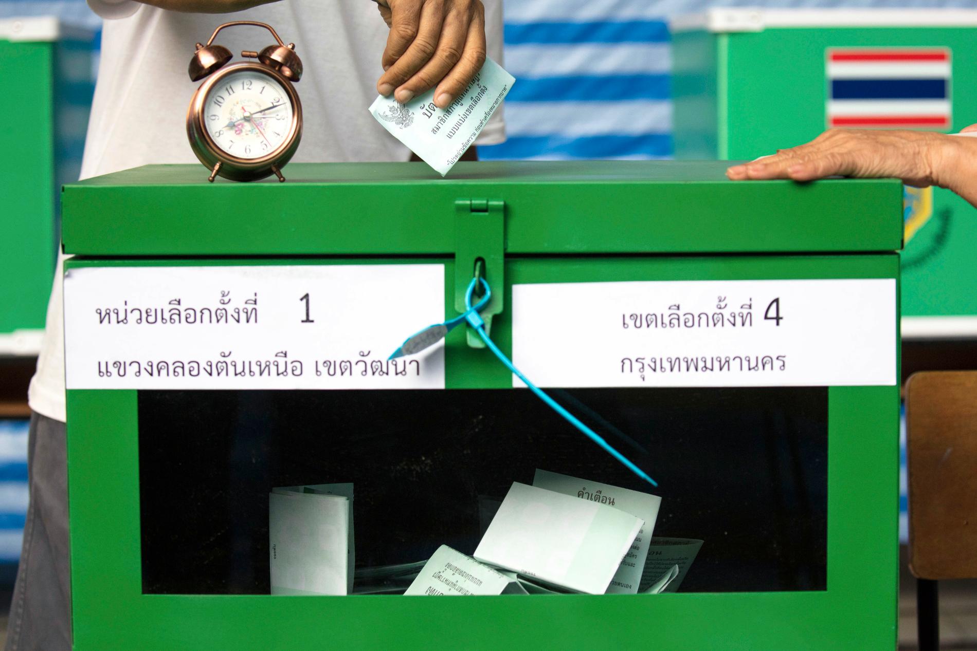 Den 24 mars höll Thailand sitt första val sedan militärkuppen 2014. Arkivbild.
