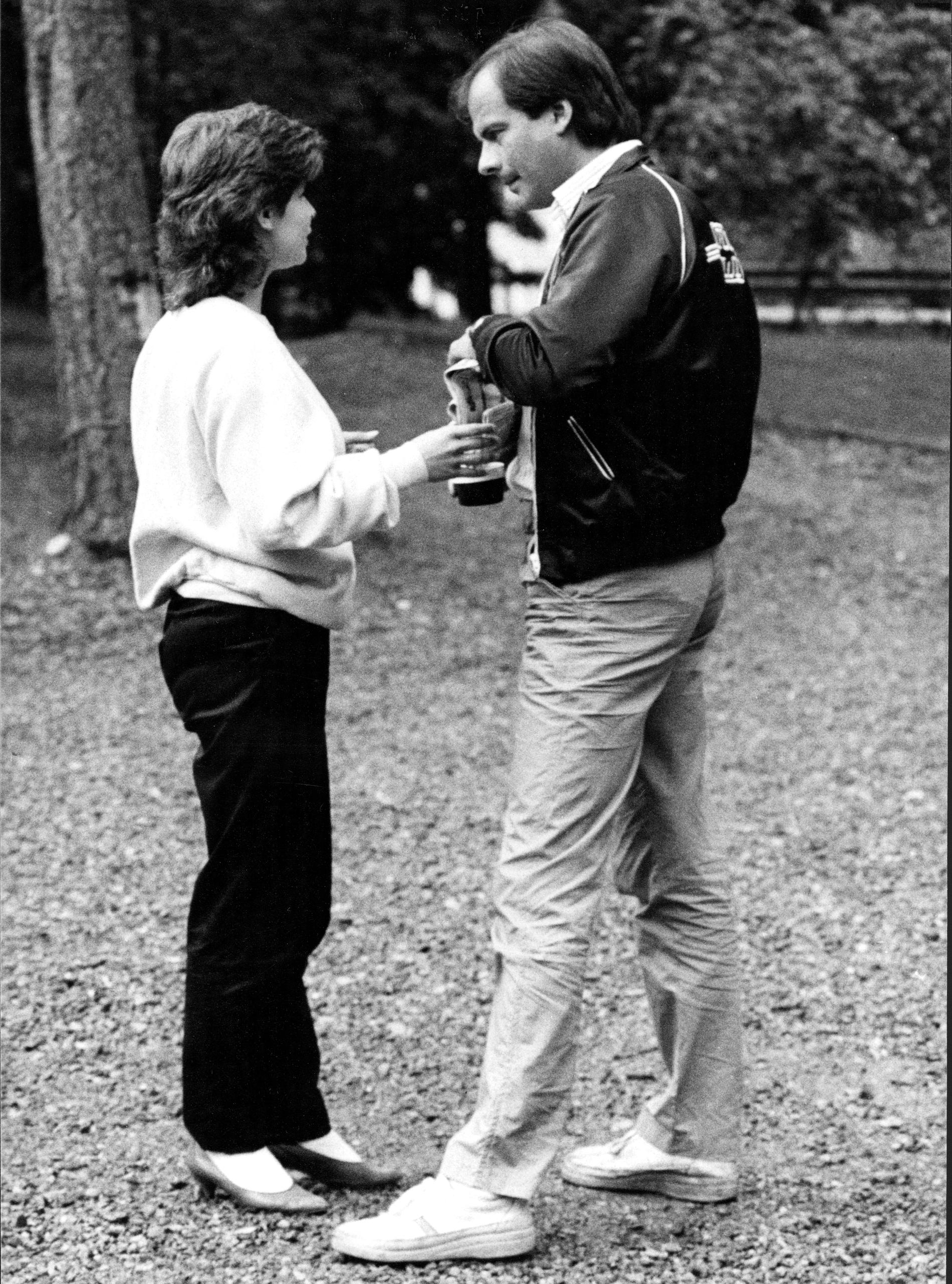 Carola Häggkvist och Lasse Holm 1983.