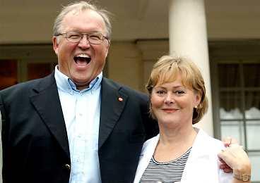 Göran Persson och hans fru Anitra Steen