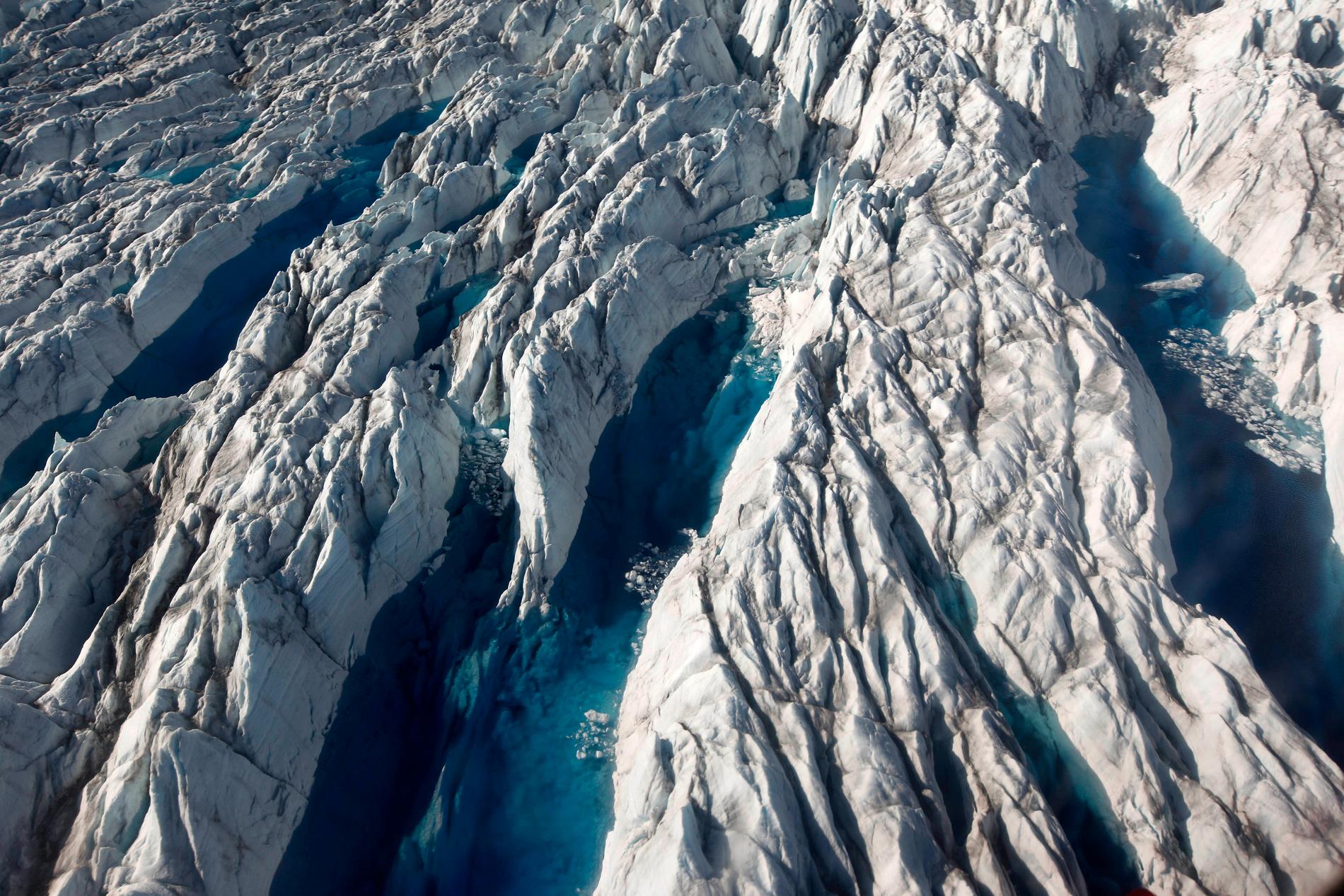 ”Grönland kommer att bli kanariefågeln i kolgruvan – och kanariefågeln är redan så gott som död just nu” säger glaciärologen Ian Howat.