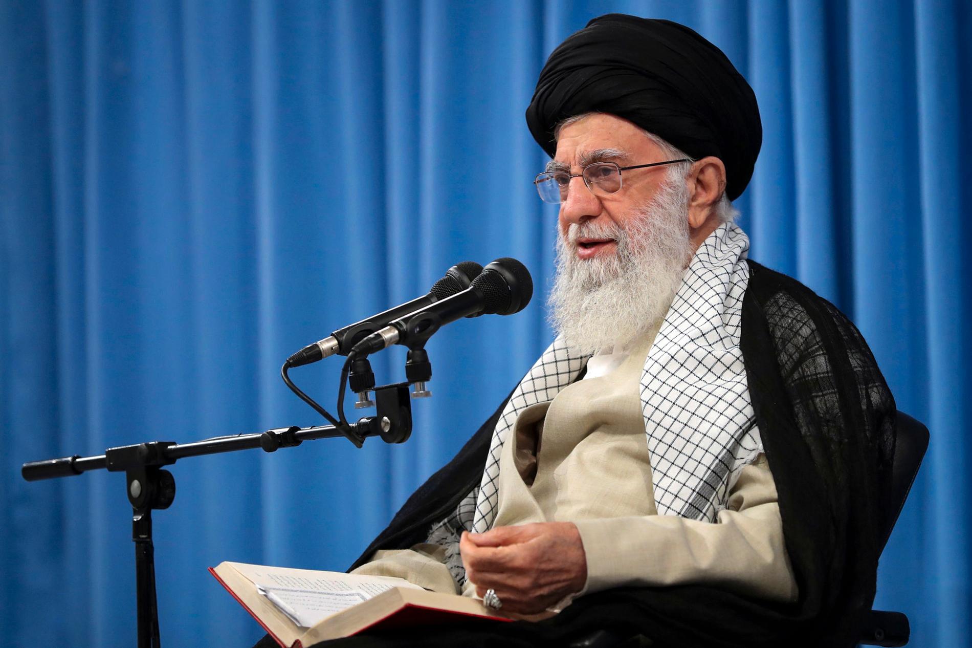 Irans högste ledare Ayatollah Ali Khamenei.
