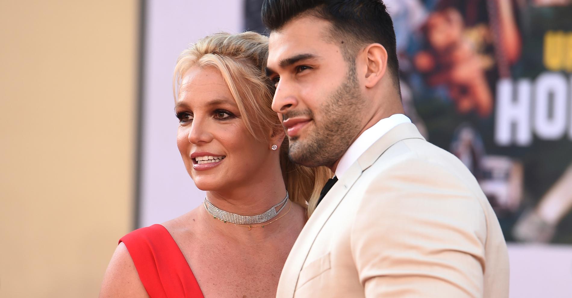 Britney Spears och maken Sam Asghari.