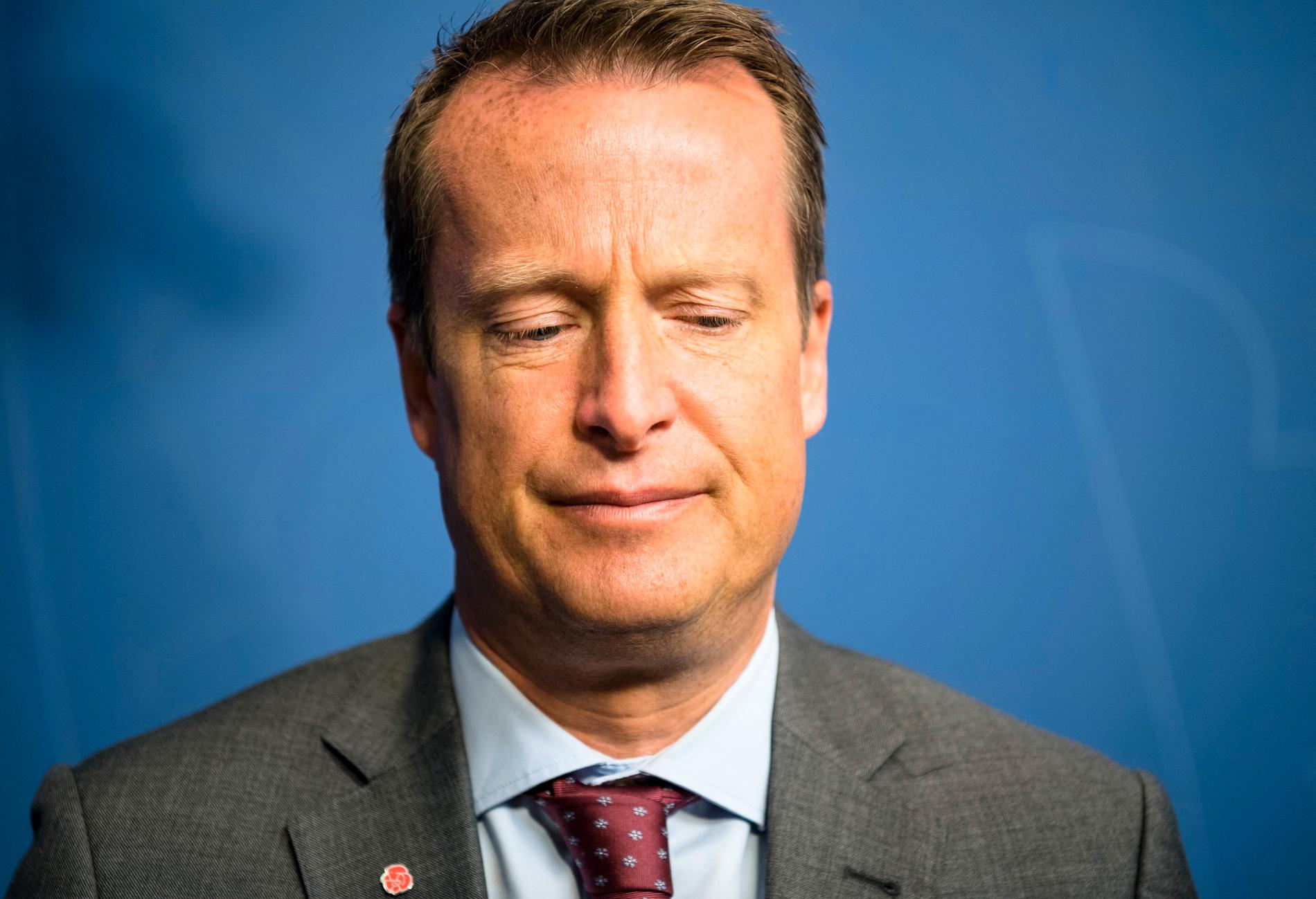Inrikesminister Anders Ygeman (S) får kritik av KU