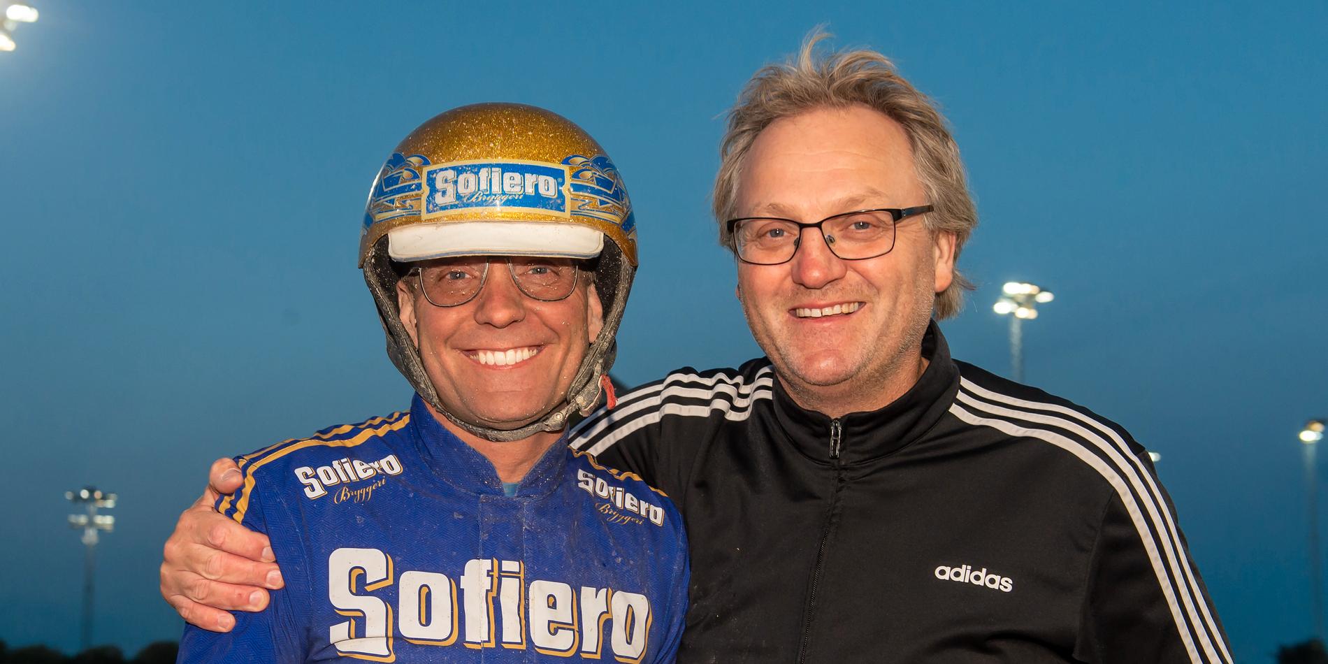 Björn Goop med sin morbror Håkan Arvidsson. 