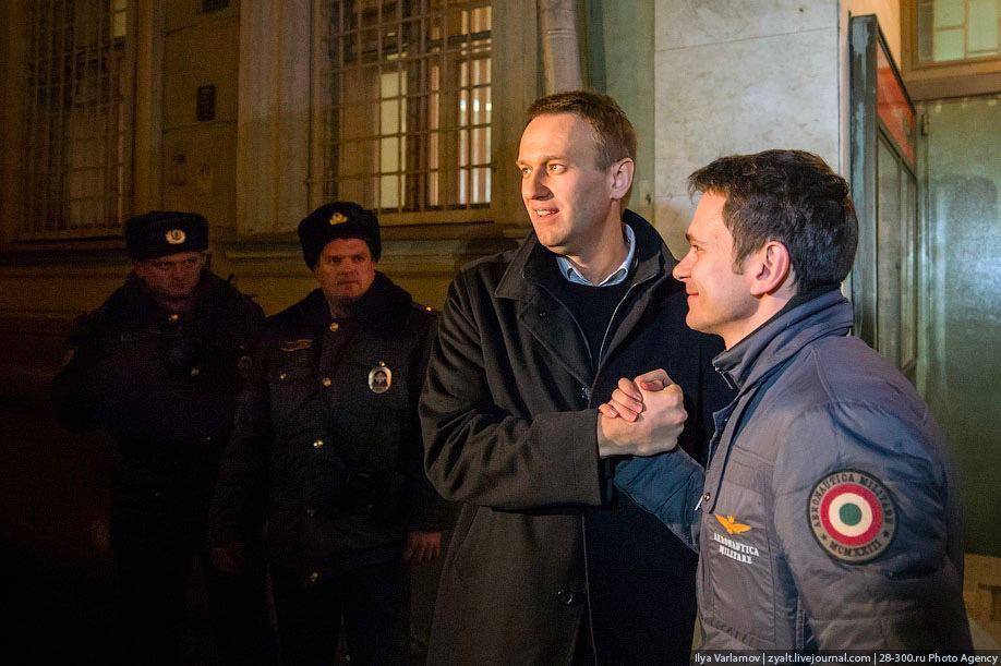 Vännerna Aleksej Navalnyj och Ilja Jasjin, medan de båda ännu var i frihet och Navalnyj vid liv. 