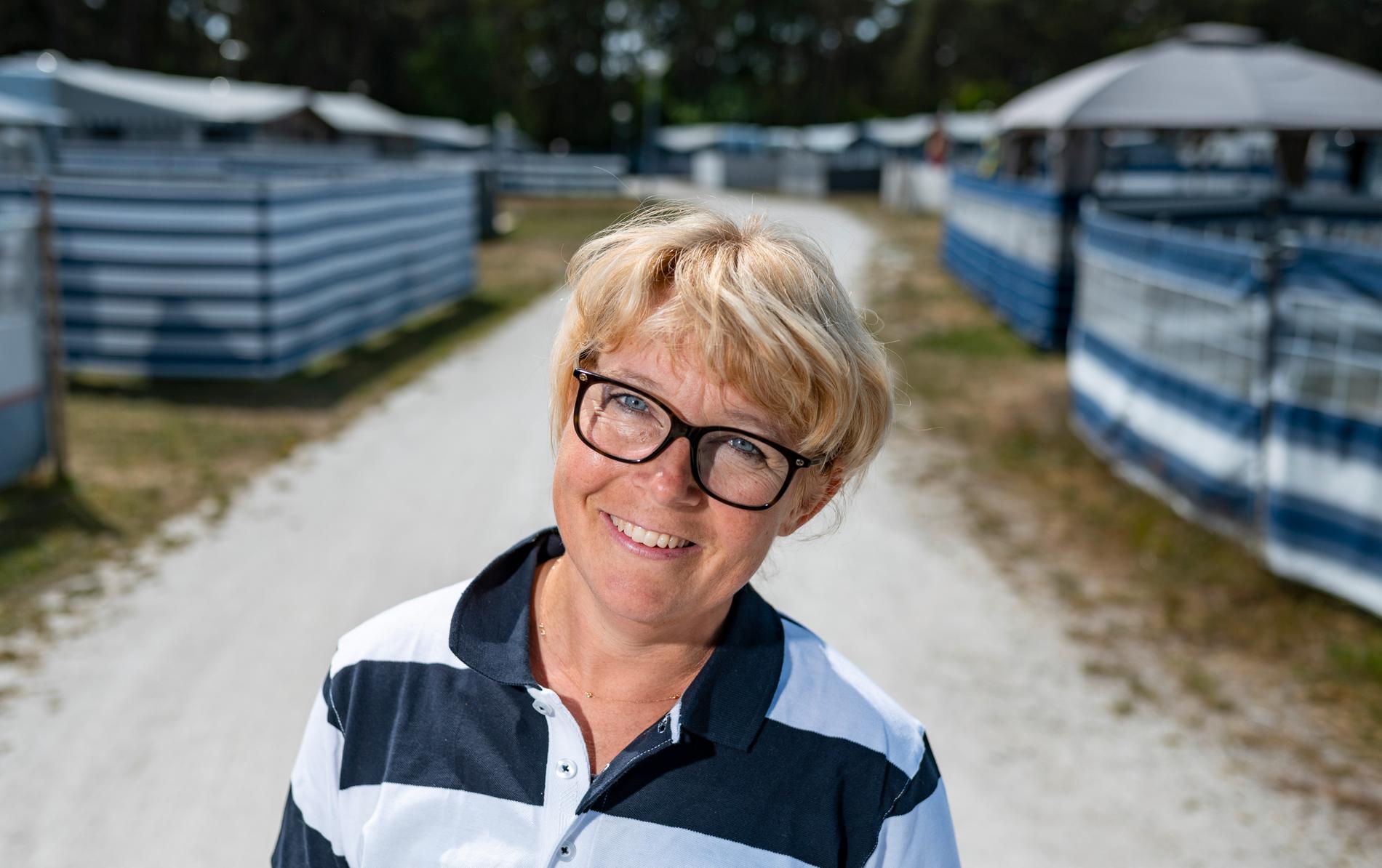 Sofia Ungh Persson som driver Borrbystrands camping på Österlen tillsammans med sin man Fredrik är glad och lättad över de ändrade reserekommendationerna.