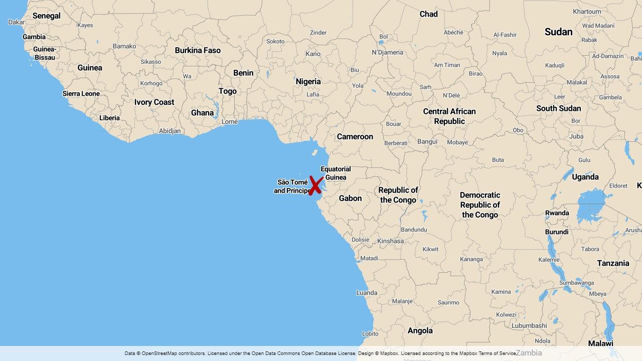 Piratattacken uppges ha utanför Gabons huvudstad Libreville.
