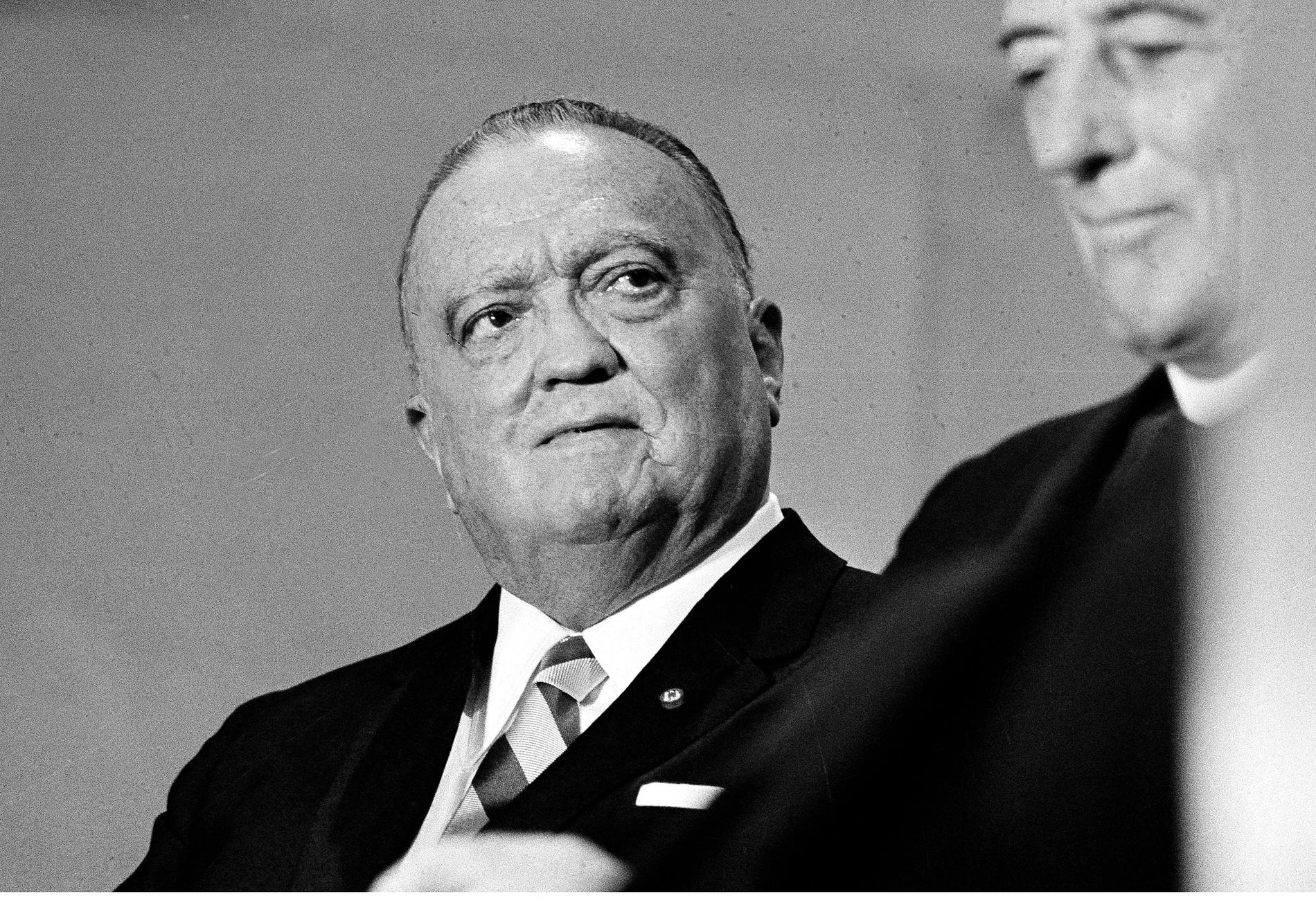 J Edgar Hoover.