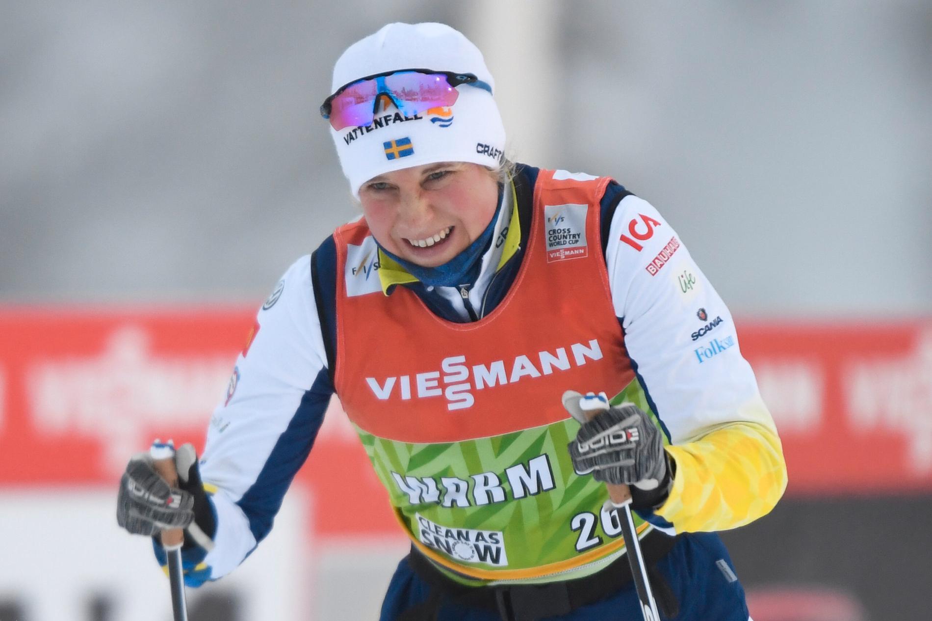 Hanna Falk snabbast i sprintkvalet i tyska Dresten