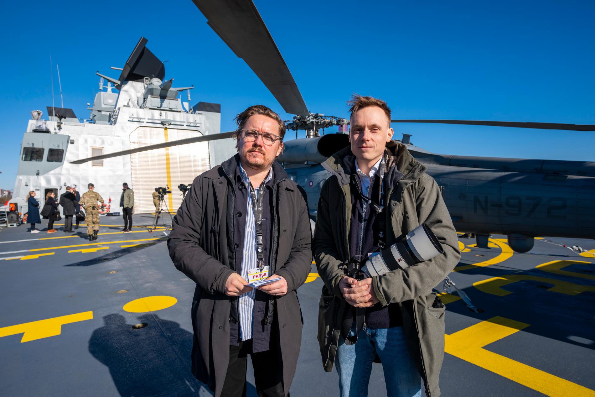 Aftonbladets John Granlund och Pontus Orre på plats i Köpenhamn,