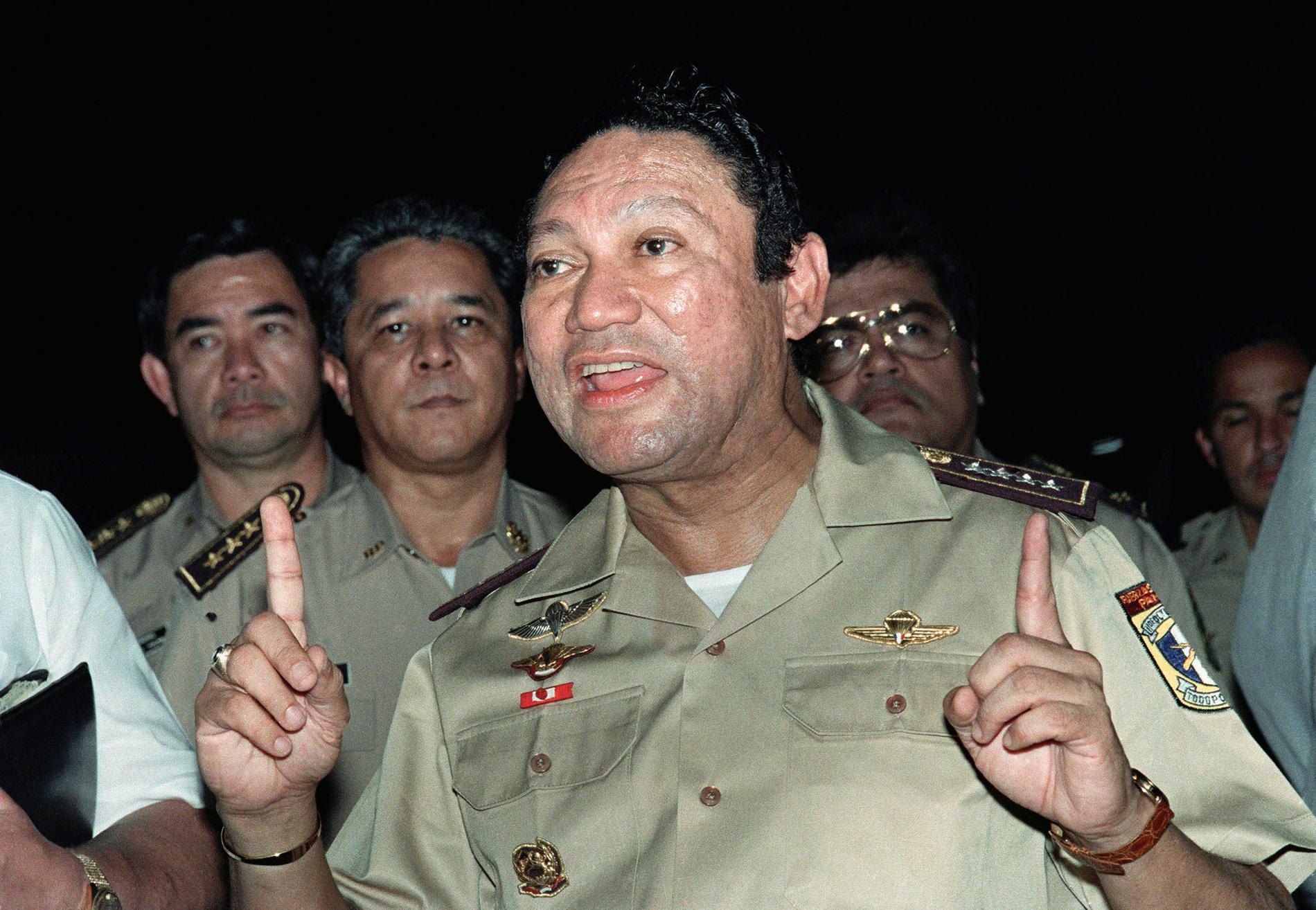 Manuel Noriega 1989.