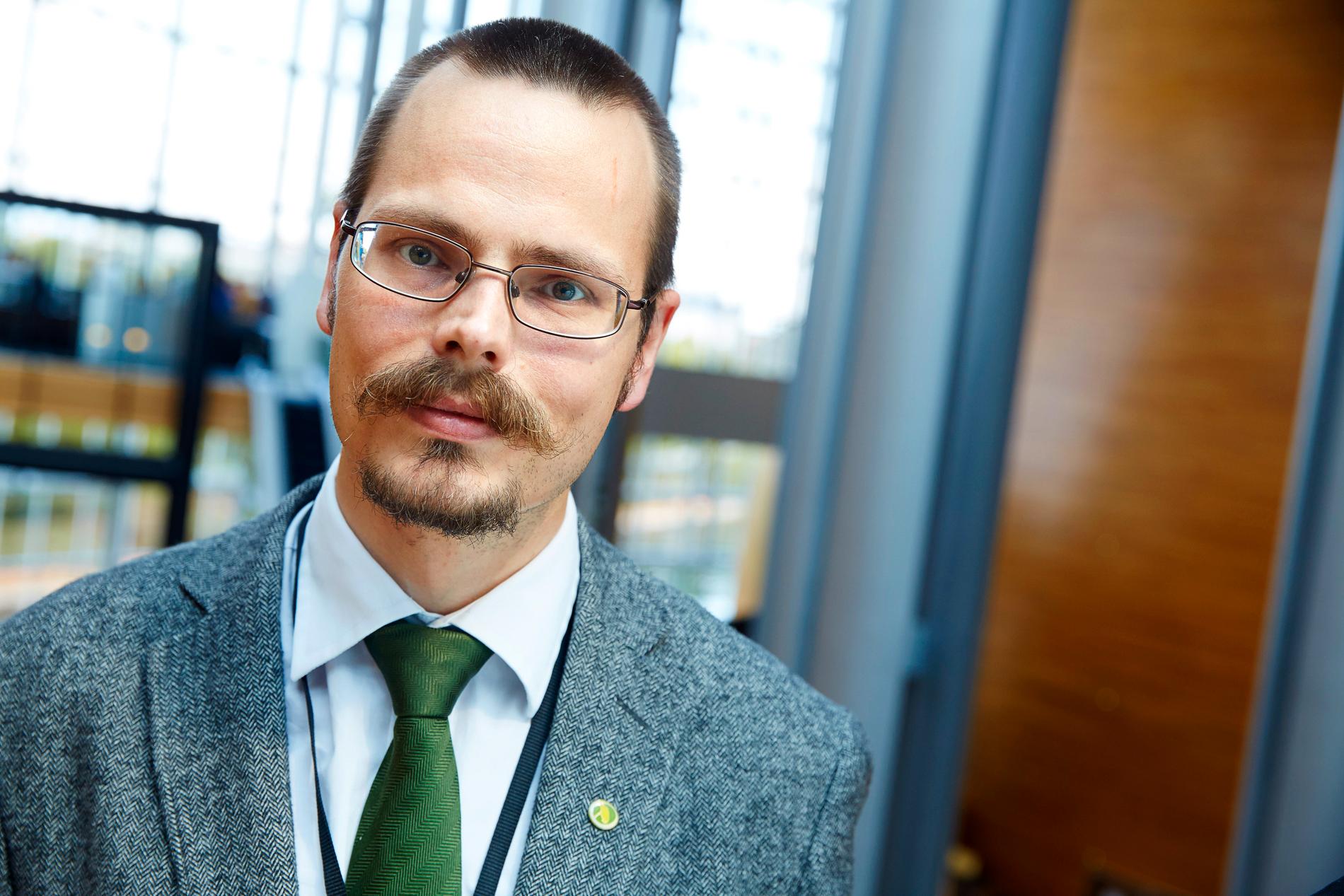 Svenske EU-parlamentsledamoten Max Andersson (MP). Arkivfoto.