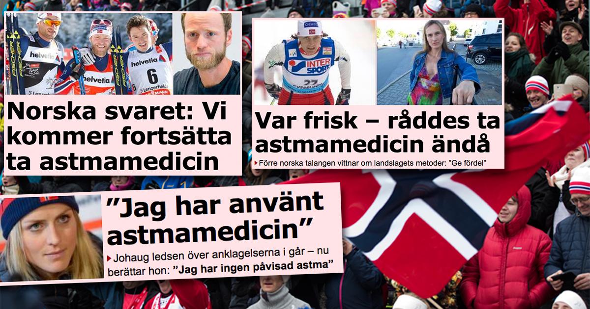 Många tidigare rubriker om norska astmamedicineringen
