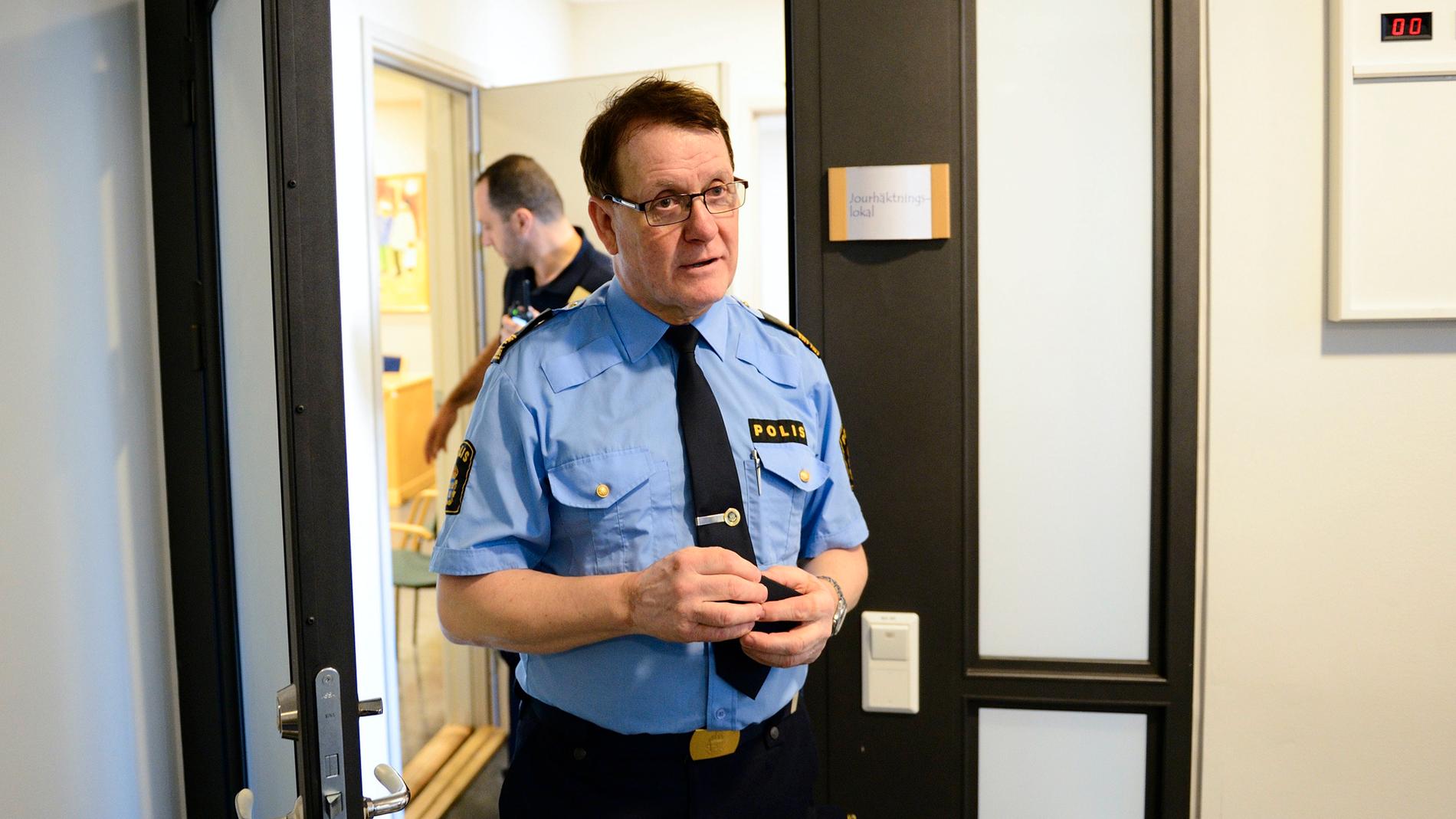 Christer Nordström, tidigare presstalesperson för polisen i Uppsala.