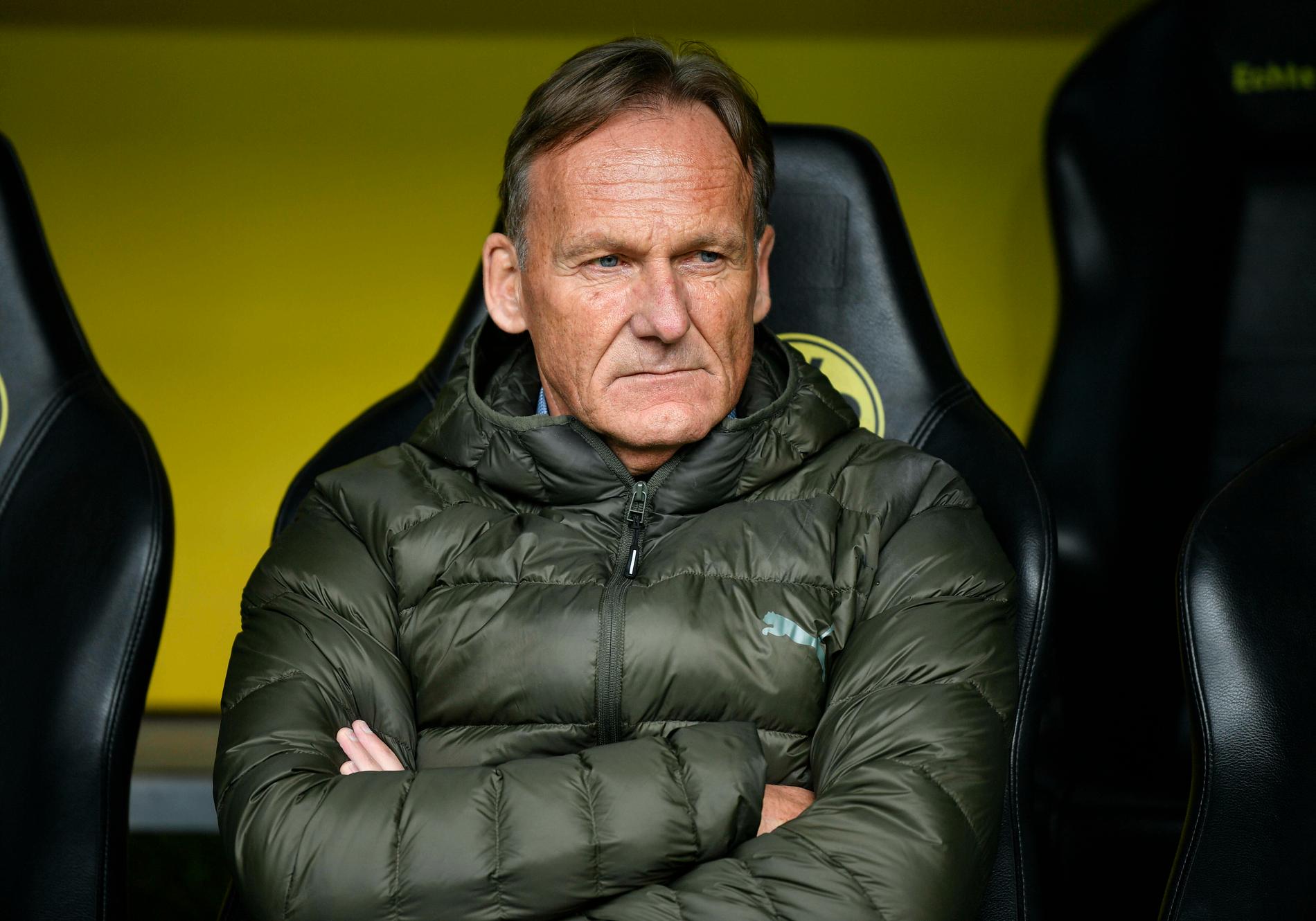 Borussia Dortmunds vd Hans-Joachim Watzke är tveksam till att hjälpa ligakonkurrenter ekonomiskt. Arkivbild.
