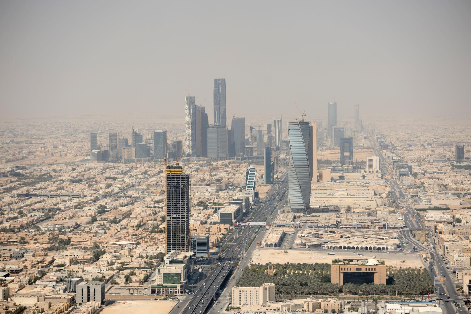 Saudiarabiens huvudstad Riyad. Arkivbild.