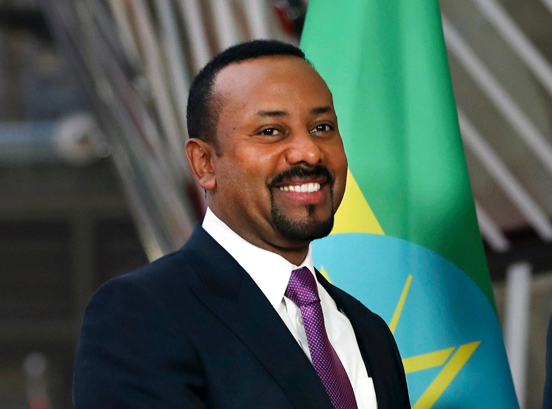 Etiopiens premiärminister Abiy Ahmed tilldelas Nobels fredspris.