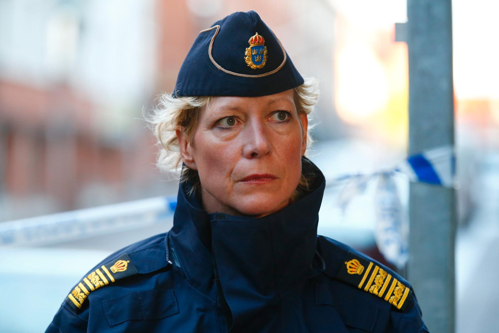 Polischef Lena Matthijs..