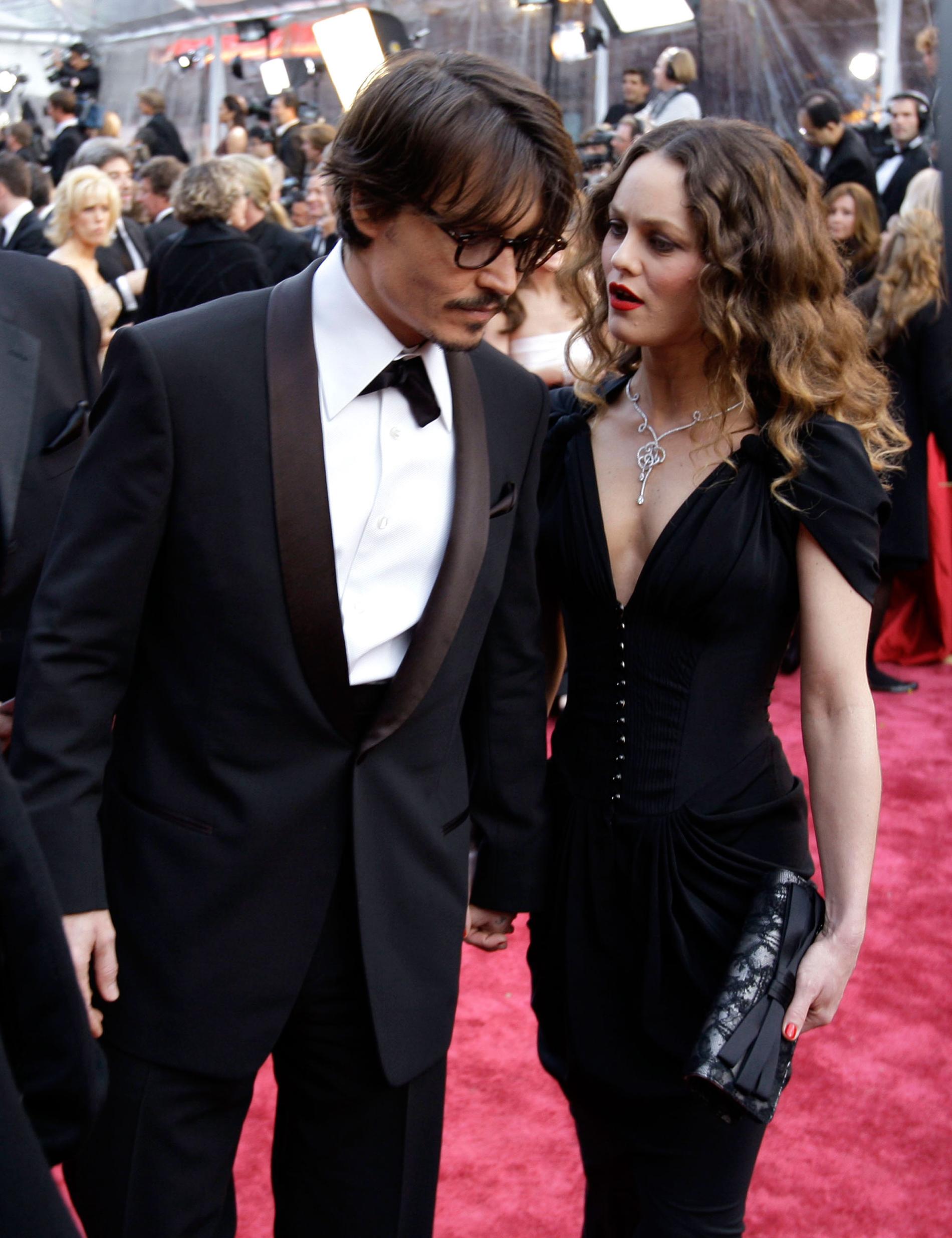 Johnny Depp och Vanessa Paradis 2008.