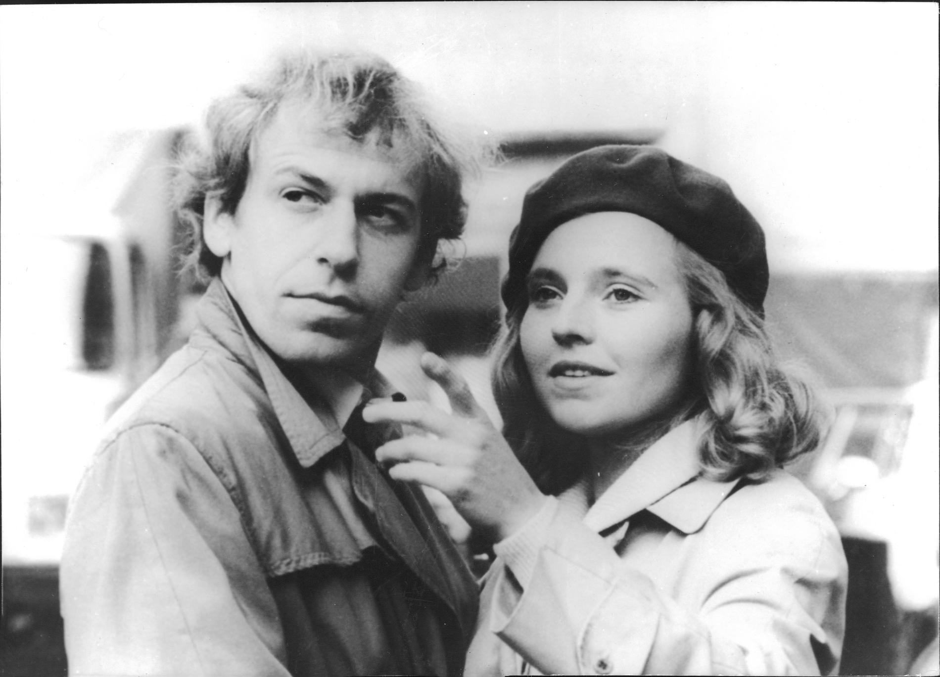 Rudiger Vogler och Hanna Scygulla i Wim Wenders ”Falsche Bewegung”, som Peter Handke skrev manus till. 