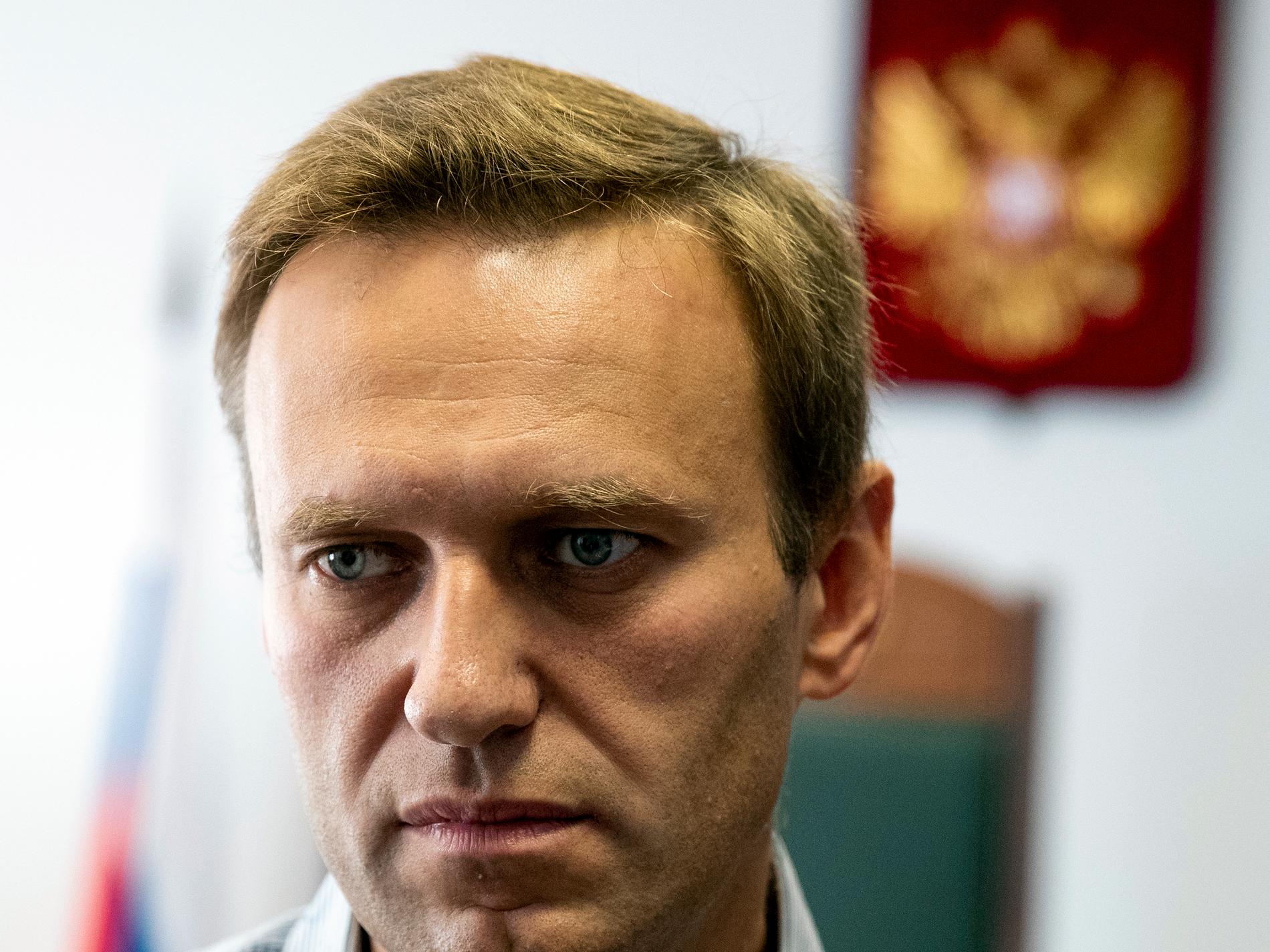 Den ryske oppositionspolitikern Aleksej Navalnyj. Bilden är tagen 2018. Arkivbild.