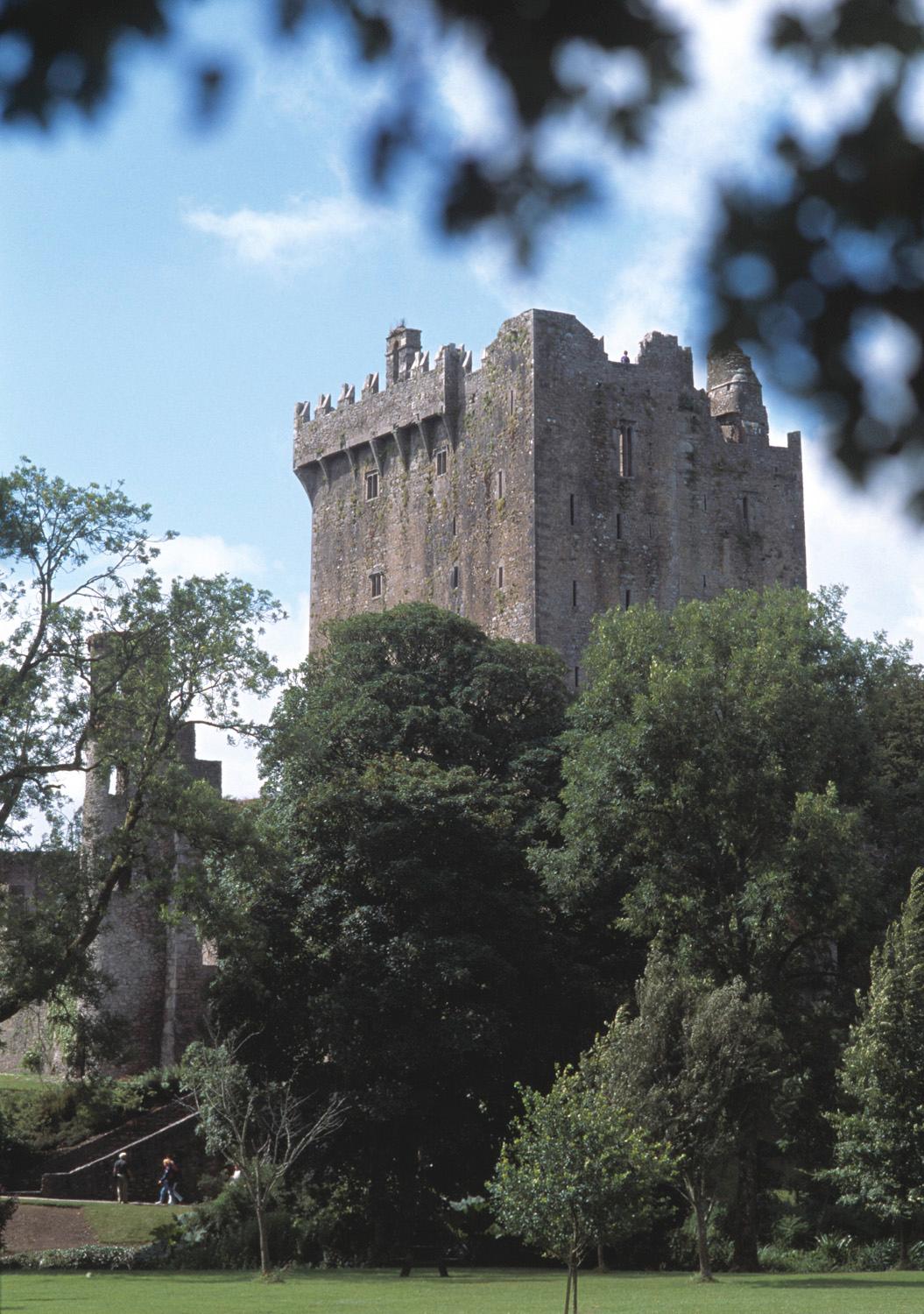 Blarney castle i Cork på Irland – här finns den berömda Blarney-stenen.