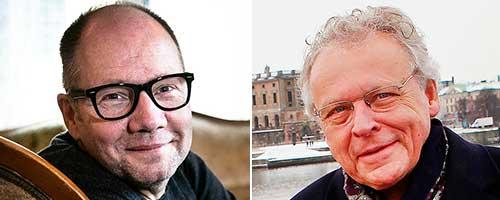 Peter Englund och Herman Lindqvist blev huvudrollsinnehavare när historia blev ett populärt ämne i Sverige kring år 1990.