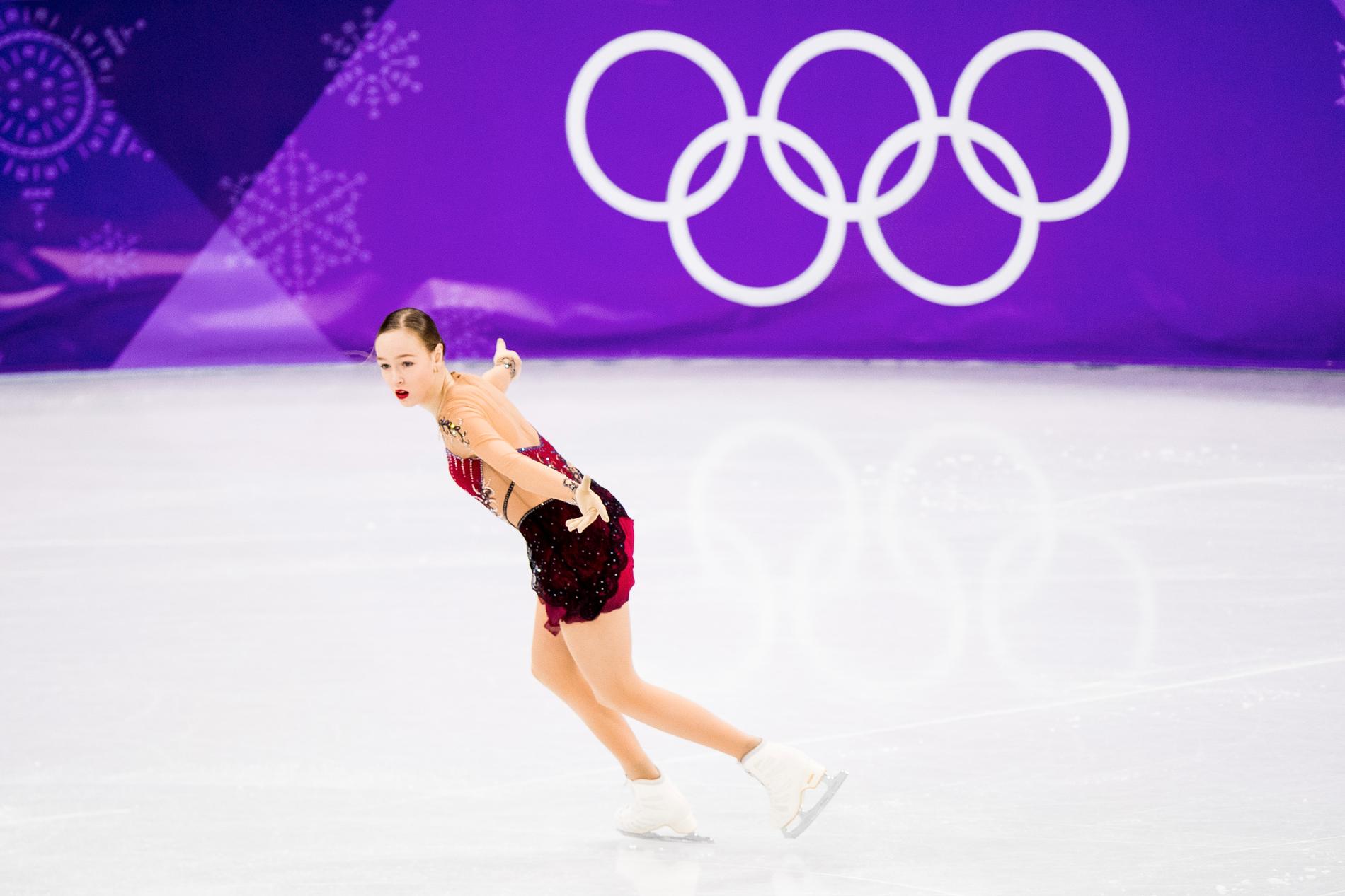 Anita Östlund under OS i Pyeongchang.