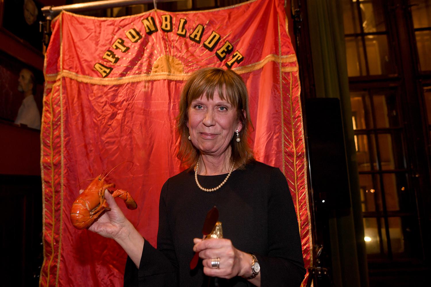Lilian Sjölund tog emot priset på Aftonbladets kulturfest. 