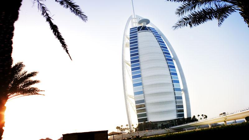 Lyxhotellet Burj Al Arab har blivit något av en symbol för Dubai.