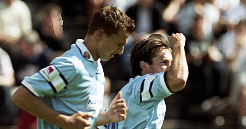 Zlatan Ibrahimovic och Hasse Mattisson i MFF 2000.