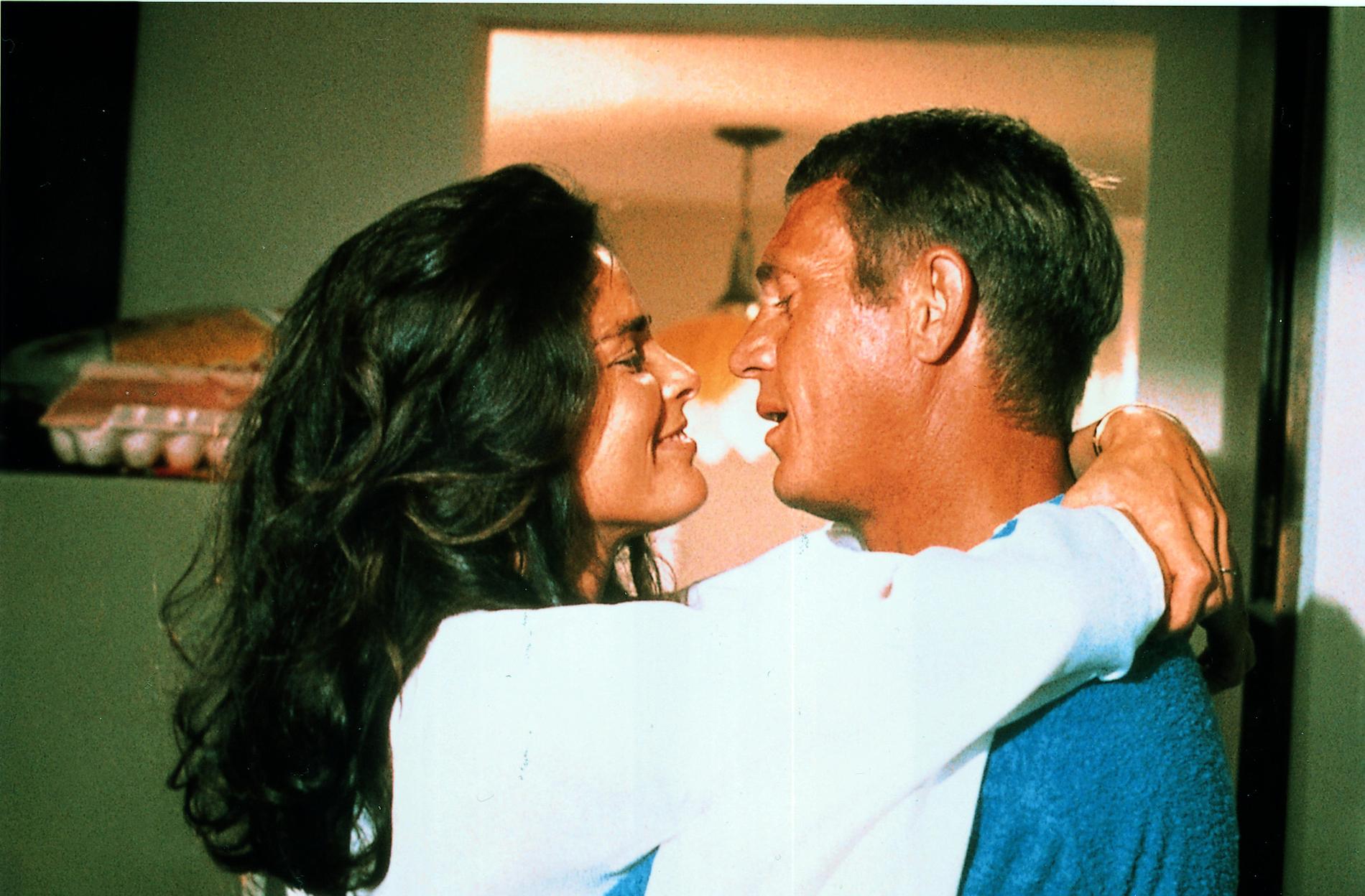 Steve McQueen med sin andra fru, tillika motspelerskan i ”The Getaway”, Ali MacGraw.