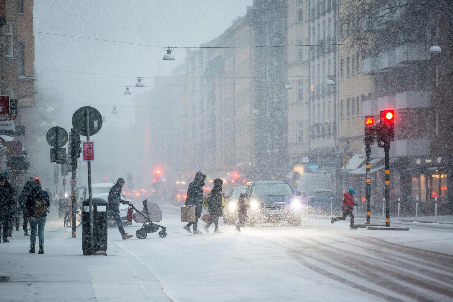 I Stockholmsområdet kan man däremot vänta sig en del snöbya