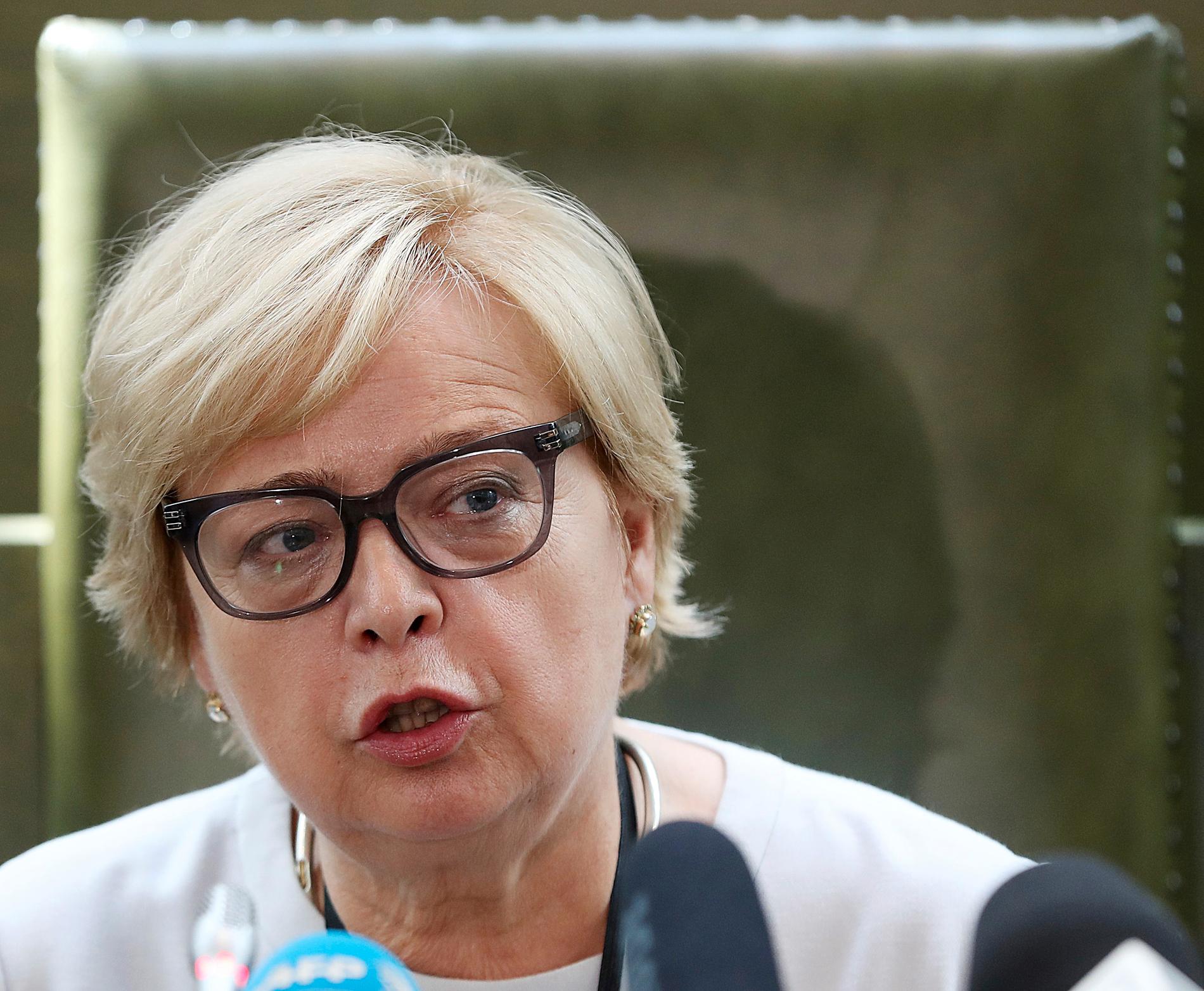 Den tidigare chefsdomaren i Polens högsta domstol Malgorzata Gersdorf, som tvingades bort i och med sänkningen av pensionsåldern.