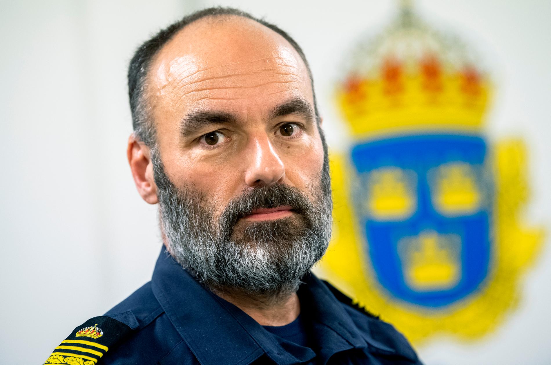 Patrik Engström, chef för gränspolisen. Arkivbild.