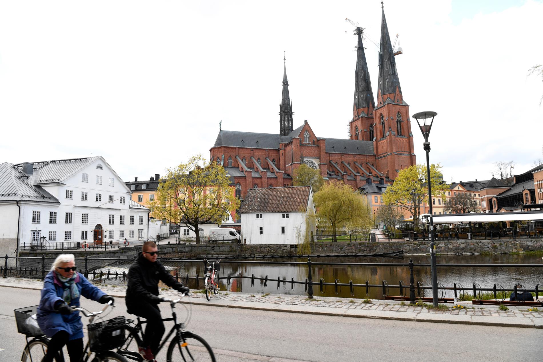 Utländska turisterna är tillbaka i Uppsala – trotsar pandemin.