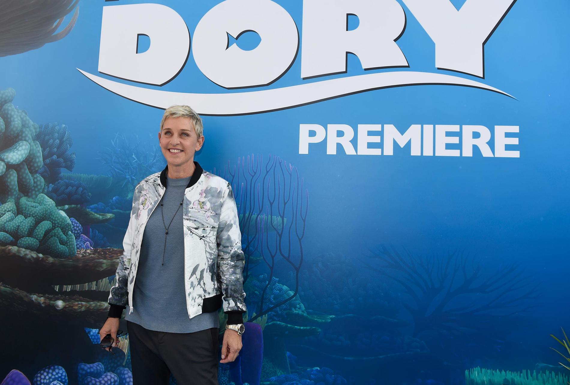 Ellen DeGeneres på premiären av ”Hitta Doris”