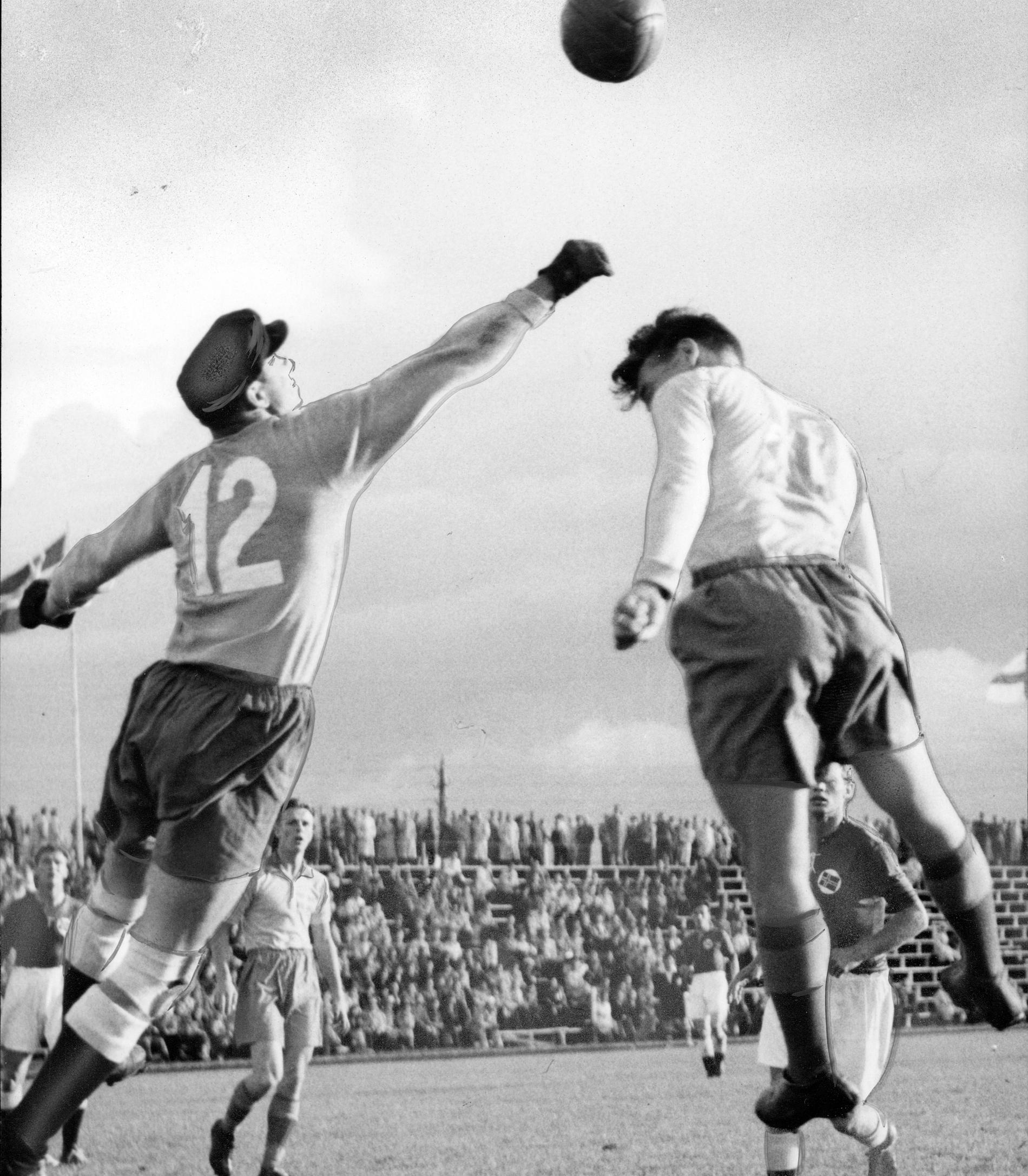 Sverige besegrade Norge med 4–1 i OS 1952. 