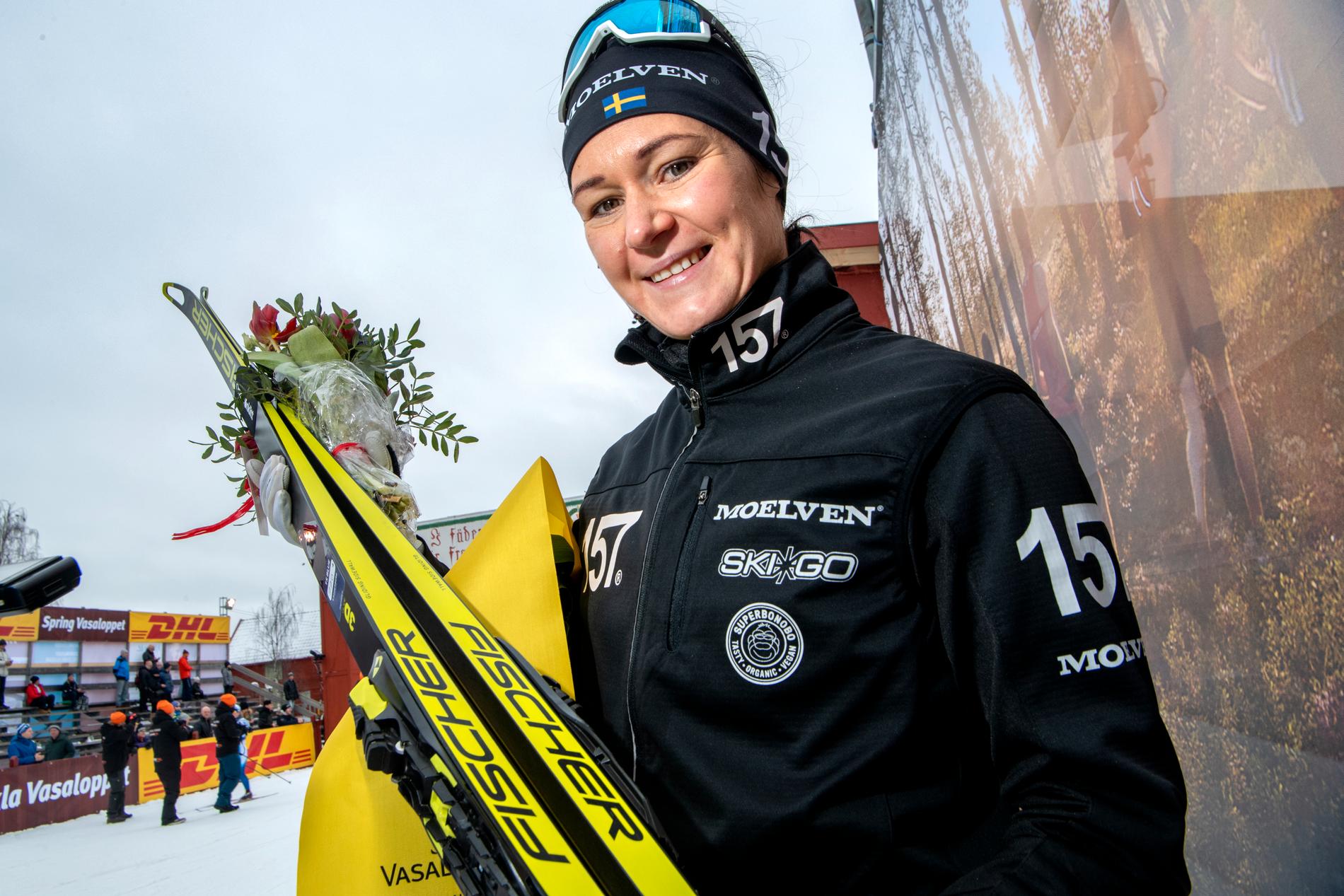 Britta Johansson Norgren vann Tjejvasan 2019. Arkivbild.