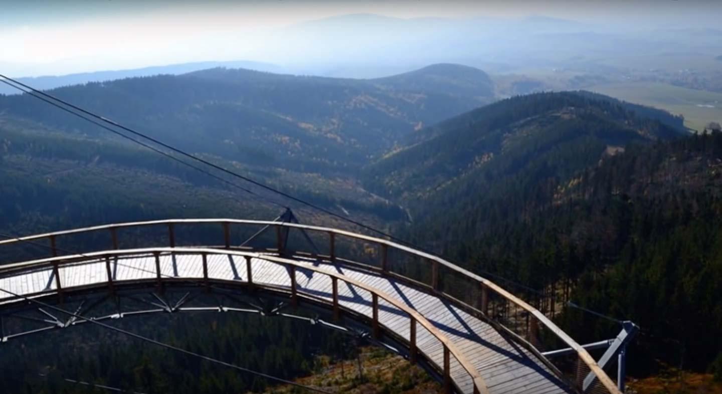 The Dolni Morava Sky Walk är 55 meter hög.