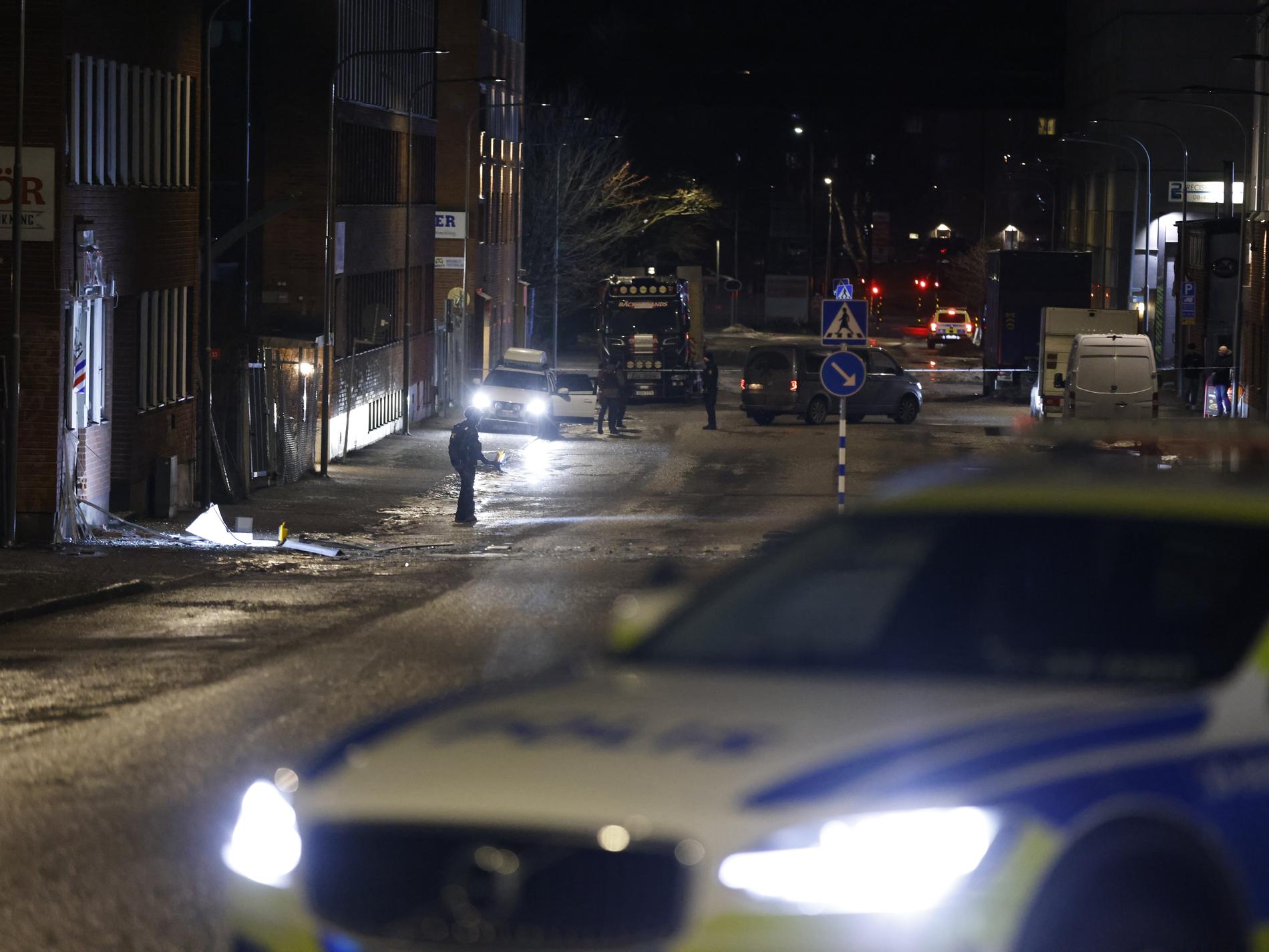 Explosion i västra Stockholm
