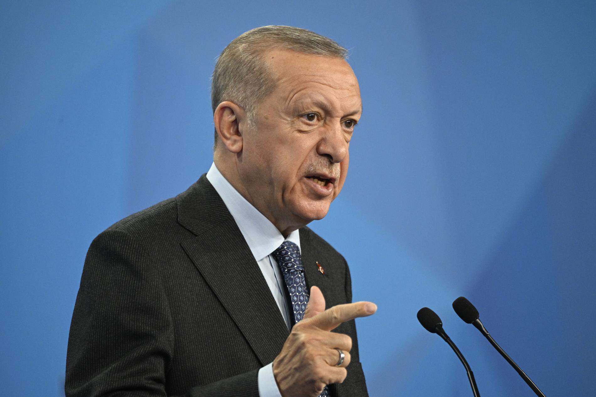 Turkiets president Recep Tayyip Erdogan. 