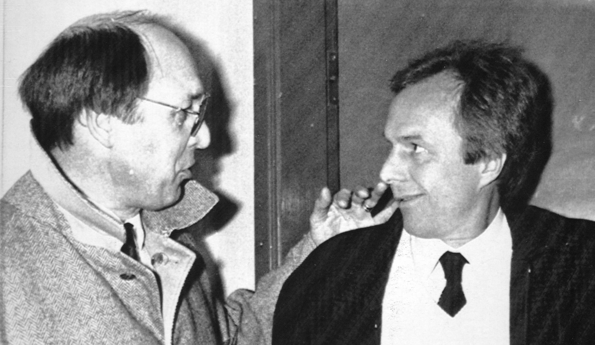 Sven-Göran Eriksson och Lars ”Laban” Arnesson träffas  1984.