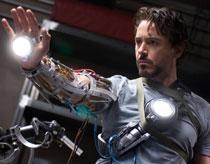 Robert Downey Jr som "Iron Man".
