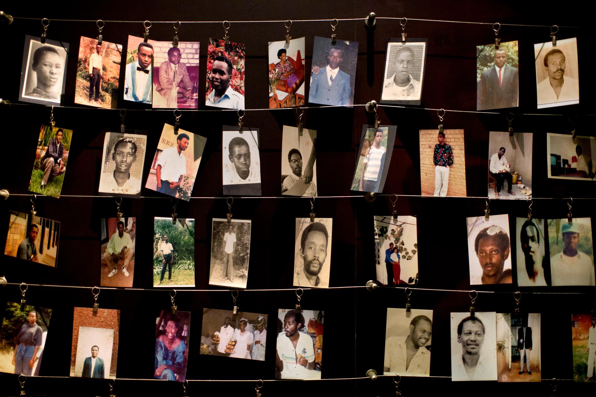 Minnesmonument i Rwanda för de mer än 800 000 personer som dödades under folkmordet i Rwanda. 
