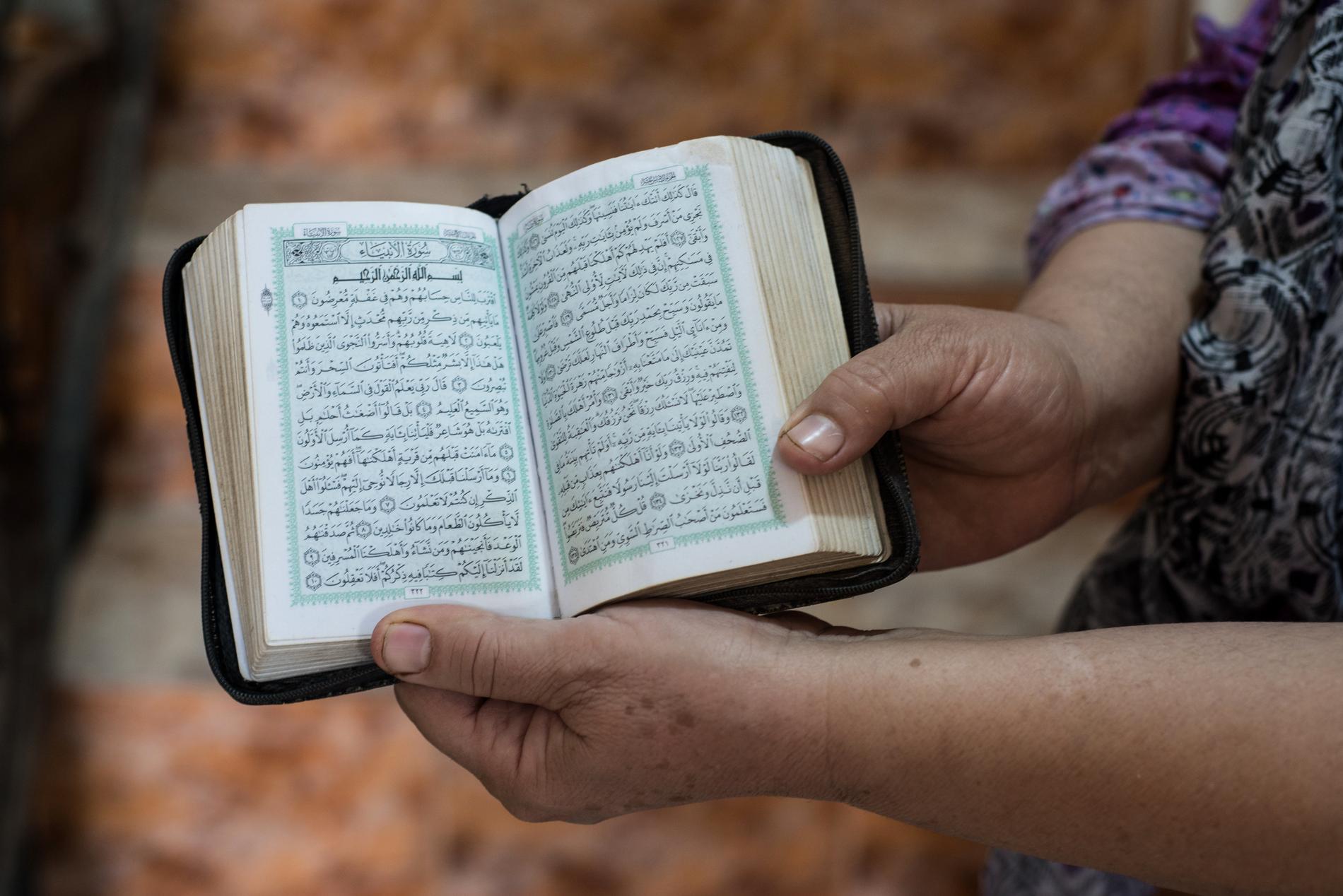 IS plundrade familjens hus, men lämnade koranerna. "De bryr sig bara om kvinnor och pengar", säger Wasil.